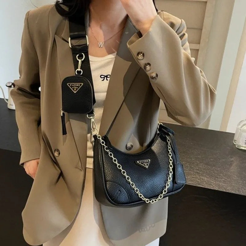 Designer-Inspired French Style High-End Ladies Bag - 2025 New Exquisite Trendy Shoulder Bag Versatile