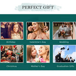 COSYA 2CT 8MM Moissanite Diamond Flower Bracelet 925 Silver Plated 18K Gold Bangle Sparkling Wedding Jewelry Gift for Women Vanaski