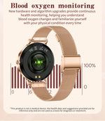 Luxury Women's Smartwatches Diamond Dial Fashion Smart Watch Heart Rate Monitor Sleep Tracking IP67 Waterproof For Android & IOS Vanaski