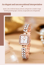 OLEVS 9987 Women's Watch Square Dial Waterproof Quartz Watch For Women Luxury Original Elegant Ladies Wristwatch Steel Strap Vanaski