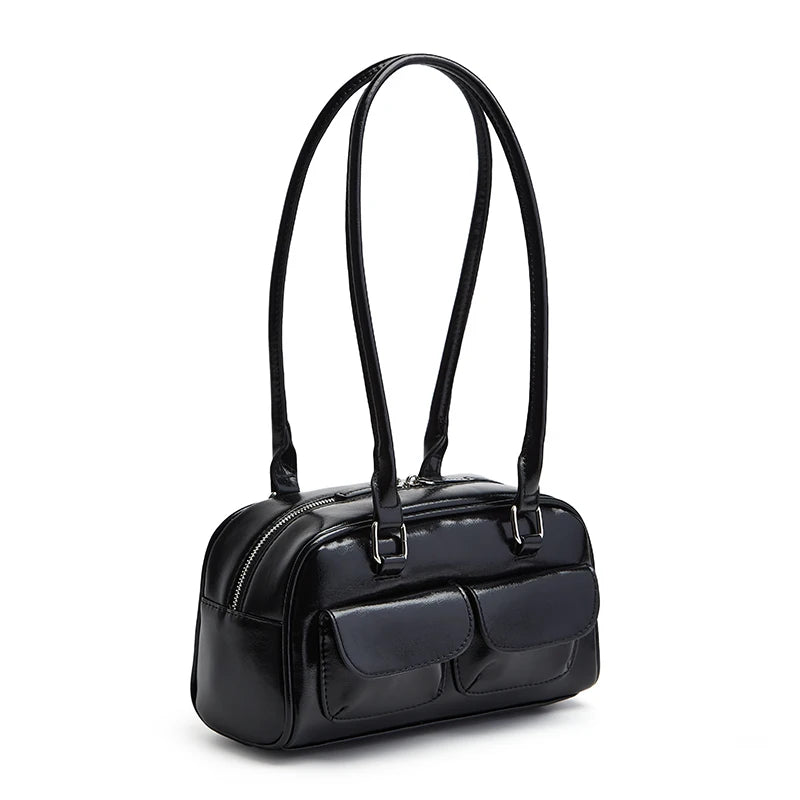 women's bag bowling bag 2024 new niche Joker Boston bag Tote bag underarm shoulder bag