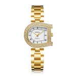 Women’s Luxury Rhinestone Quartz Watch – Barrel Dial Wristwatch Vanaski