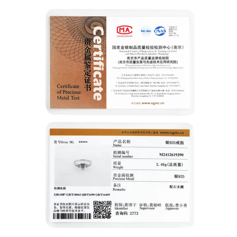 Heart Cut Moissanite Engagement Ring 1-4CT Three Stone Diamond Women's Wedding Band S925 Silver Prong Setting Classic White Gold Vanaski