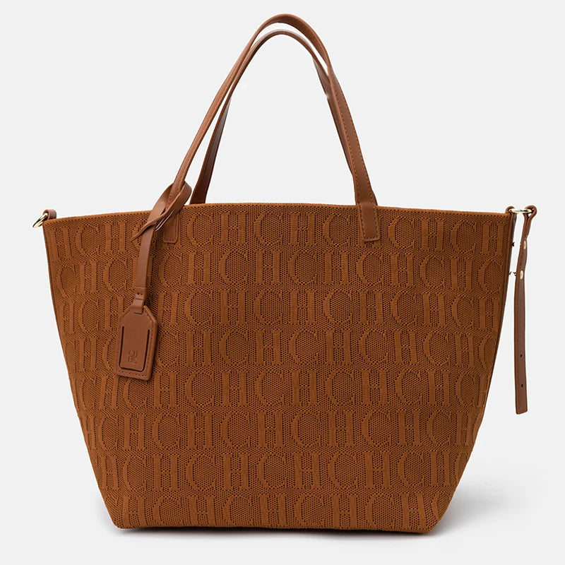 Classic Models of Women's Shoulder Bag Solid Color Fashionable Versatile Large-capacity Handbag Elegant Shopping Ladies Bag