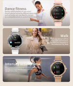 Luxury Women's Smartwatches Diamond Dial Fashion Smart Watch Heart Rate Monitor Sleep Tracking IP67 Waterproof For Android & IOS Vanaski