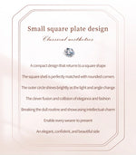 OLEVS 9987 Women's Watch Square Dial Waterproof Quartz Watch For Women Luxury Original Elegant Ladies Wristwatch Steel Strap Vanaski