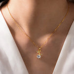 COSYA 2CT 8MM Moissanite Diamond Flower Bracelet 925 Silver Plated 18K Gold Bangle Sparkling Wedding Jewelry Gift for Women Vanaski