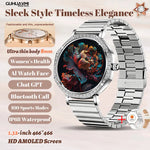 Luxury Women's Smartwatches Diamond Dial Fashion Smart Watch Heart Rate Monitor Sleep Tracking IP67 Waterproof For Android & IOS Vanaski