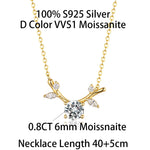 COSYA 2CT 8MM Moissanite Diamond Flower Bracelet 925 Silver Plated 18K Gold Bangle Sparkling Wedding Jewelry Gift for Women Vanaski