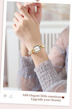 OLEVS 9987 Women's Watch Square Dial Waterproof Quartz Watch For Women Luxury Original Elegant Ladies Wristwatch Steel Strap Vanaski