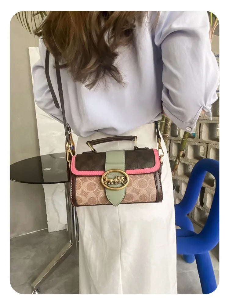 New Famous Designer High Quality 2023  Women's Fashion  Handbag Europe and America Style Single Shoulder Crossbody Bag Sac Cc Gg
