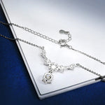 Moissanite Cassia Twig Necklace 925 Silver Trendy Fine Jewelry Gift