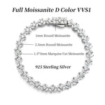 Bracelet with diamond-like stones on a white background