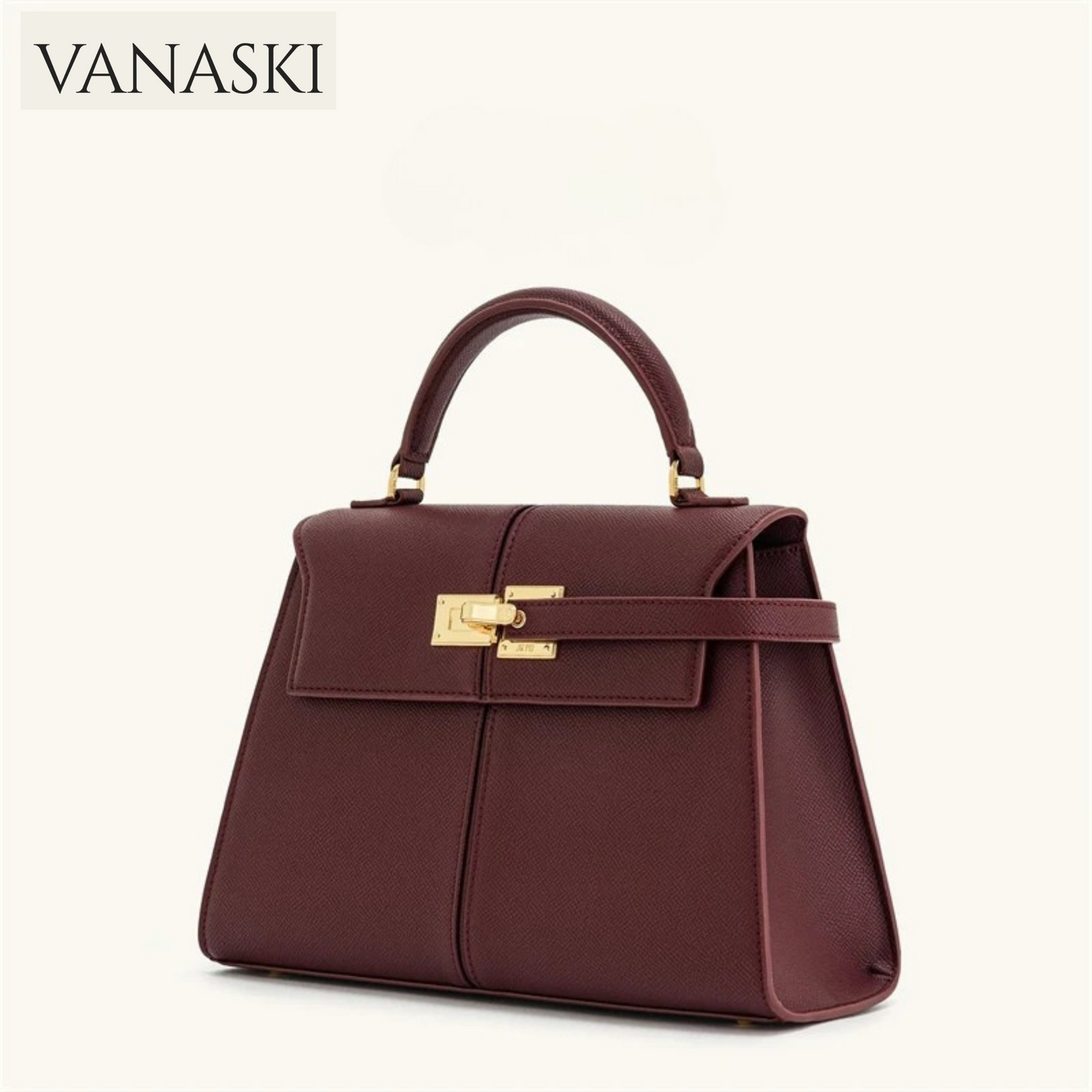 Women's Handbag Elise Designer Fashion 2025 New Burgundy Handbag Large Square Crossbody Bag High-end Women's Bag