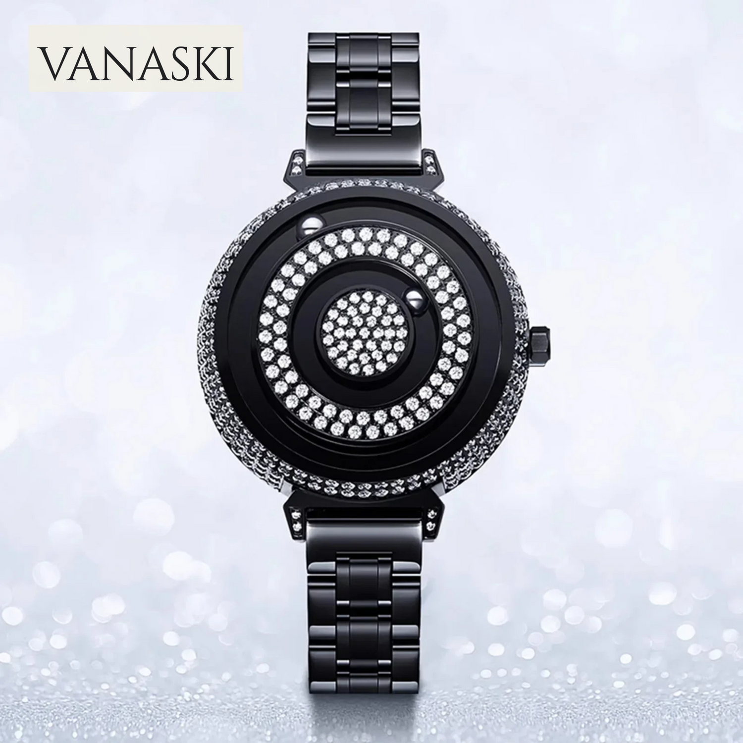 EUTOUR Women's Magnetic Diamond Watch | Waterproof Quartz | Luxury Stainless Steel Strap | Day to Night Elegance