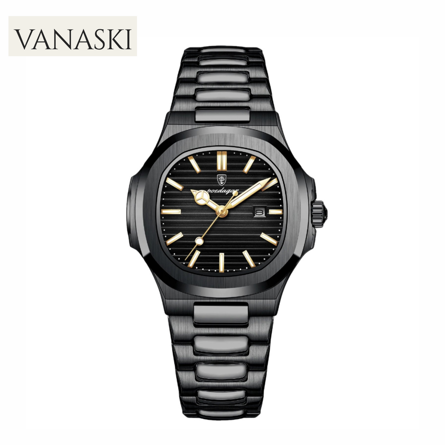POEDAGAR Luxury Square Watch for Woman Waterproof Luminous Date Ladies Watch Stainless Steel Quartz Women's Watches Female Reloj