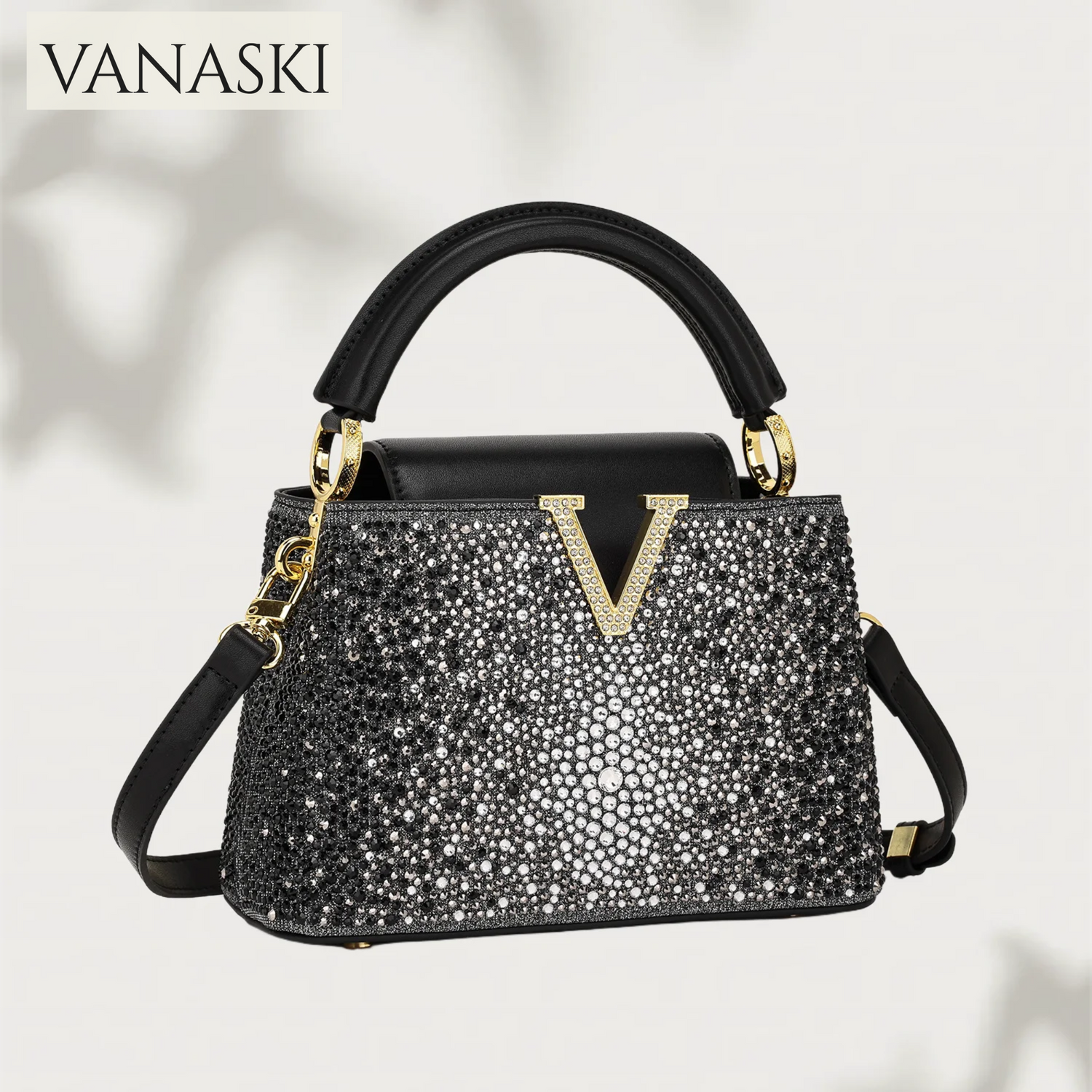Water Droplet Bubble Pattern Pearl Inlay Women's Handbag New Fashion Luxury V Letter Single Shoulder Bag Versatile Messenger Bag