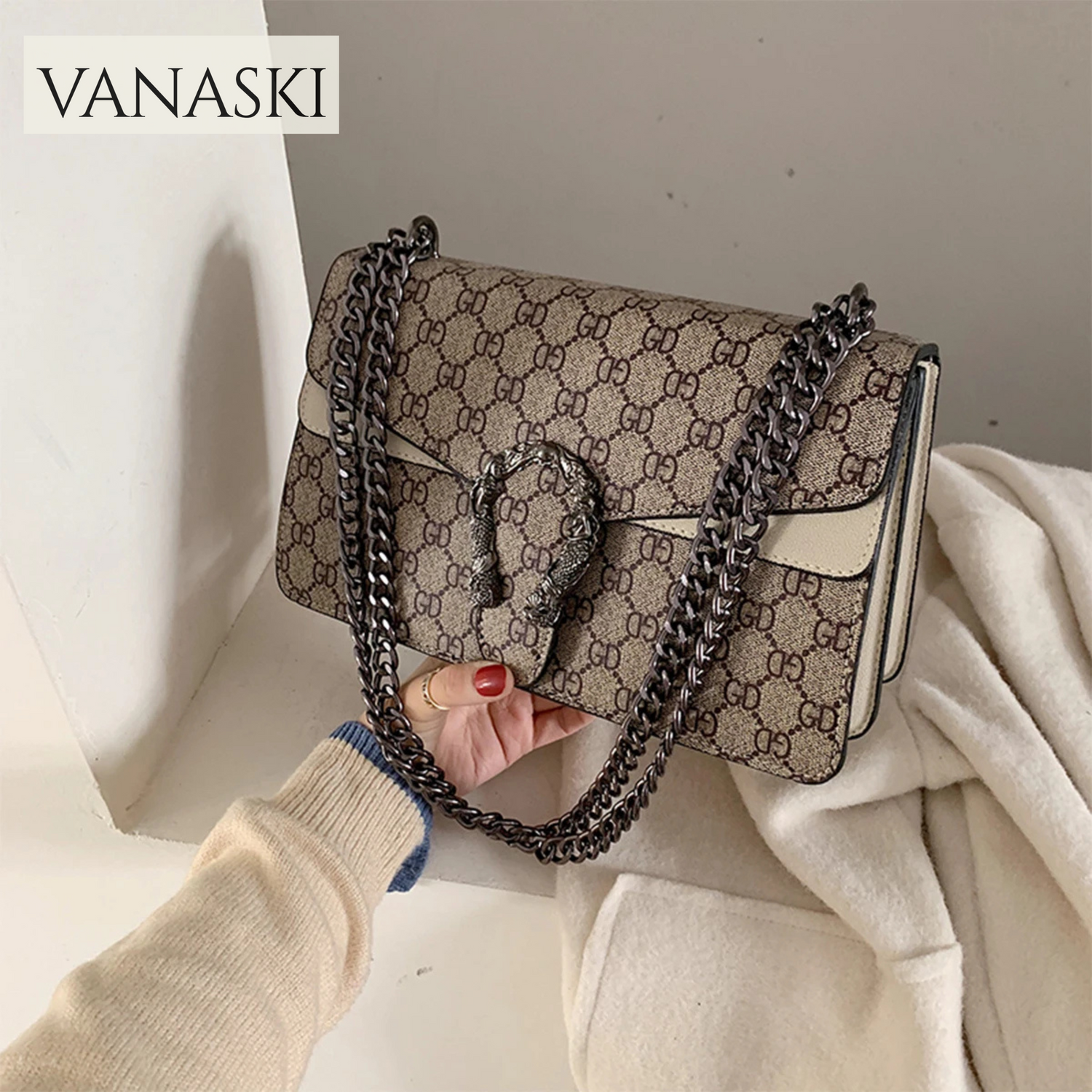 Vintage PU Crossbody Bag for Women - Lightweight Shoulder Bag with Magnetic Snap & Multiple Compartments Daily Essentials