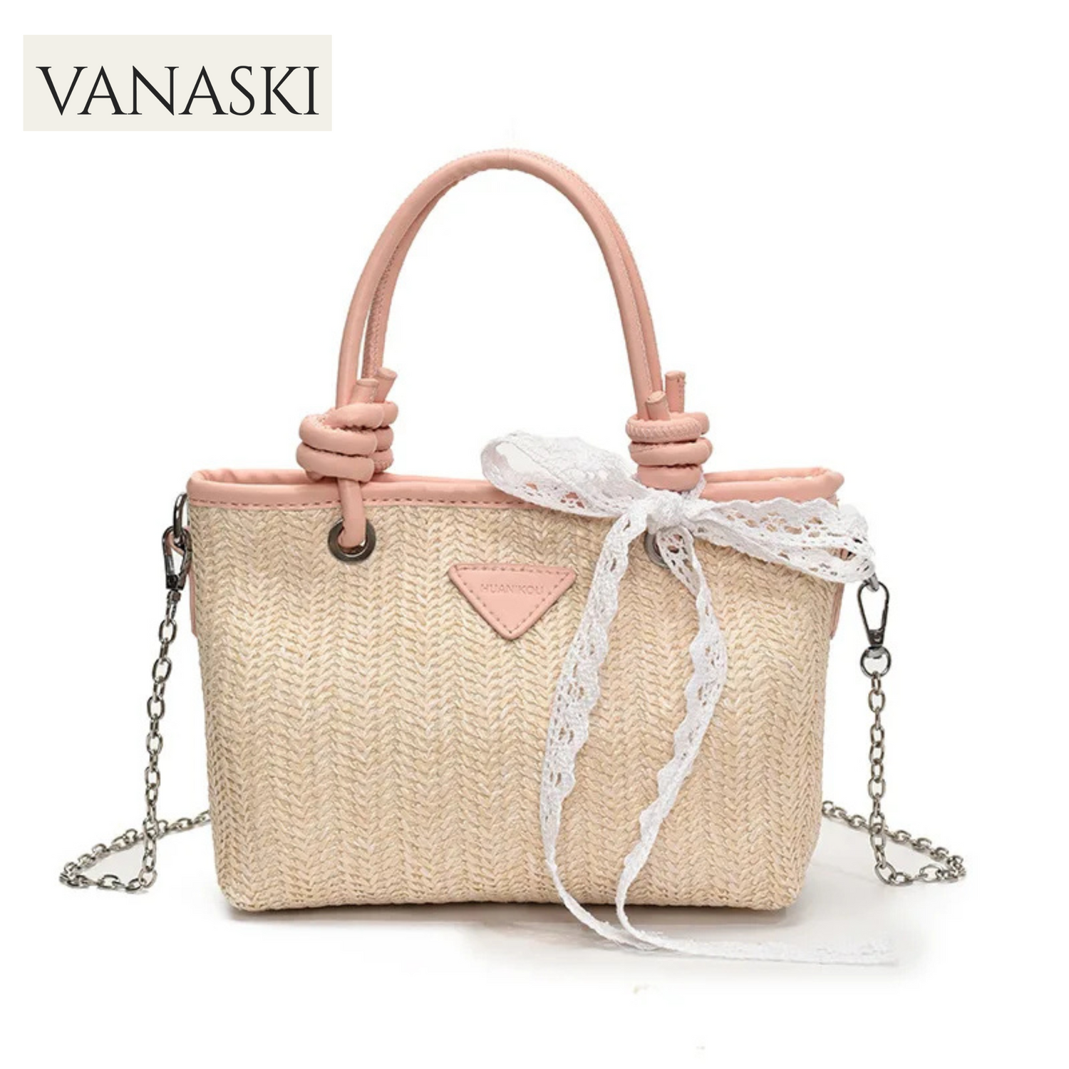 2025 New Women's Luxury Woven Tote - Perfect for Beach & Weekend, Trendy Crossbody & Handheld Purse