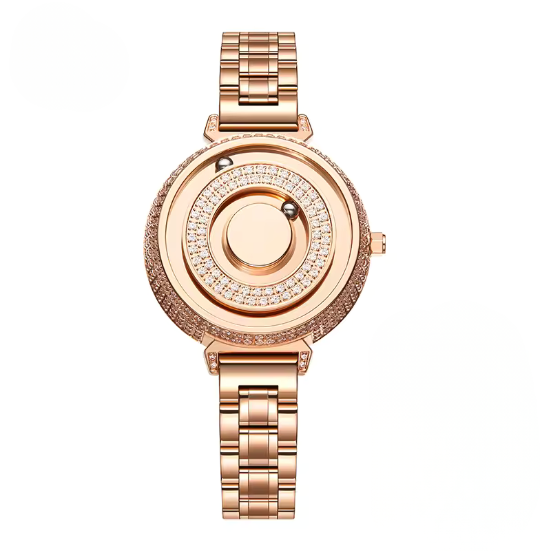Women’s Magnetic Diamond Quartz  Waterproof Watch Vanaski