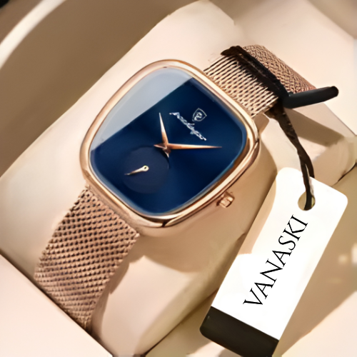 Women’s Luxury Mesh Stainless Steel Quartz Watch Vanaski